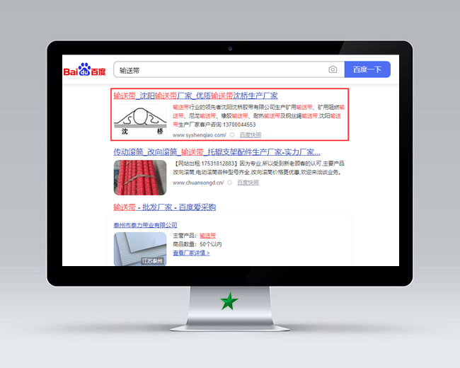 輸送帶廠(chǎng)家網(wǎng)站優(yōu)化案例